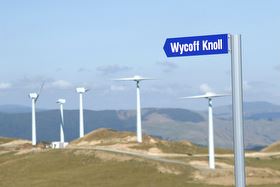 Windflow Technology wind turbines at Te Rere Hau wind farm